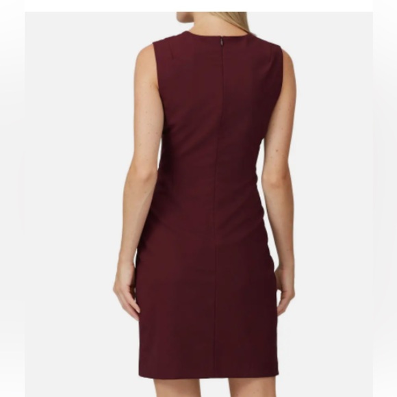 THEORY NWOT Plum Sleeveless Wool Blend Sheath Power Dreas Size 0 - Picture 10 of 10